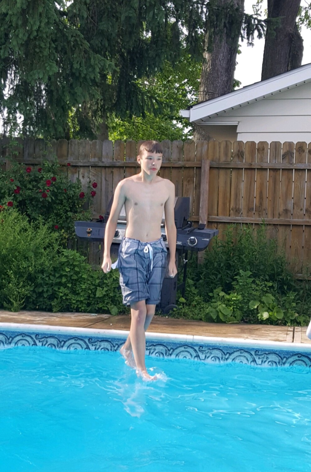 My son walks on water