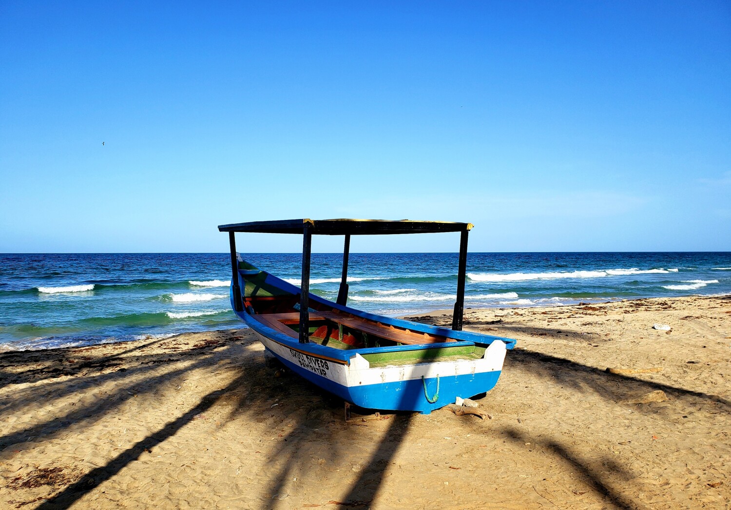 Boat and shadows