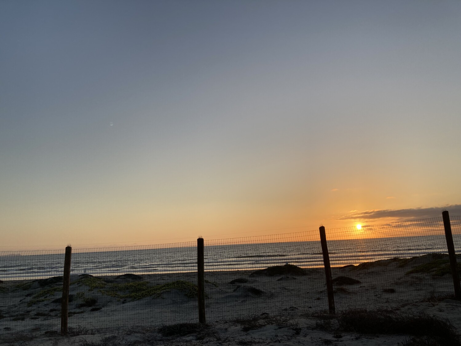 Sunset Between the Lines