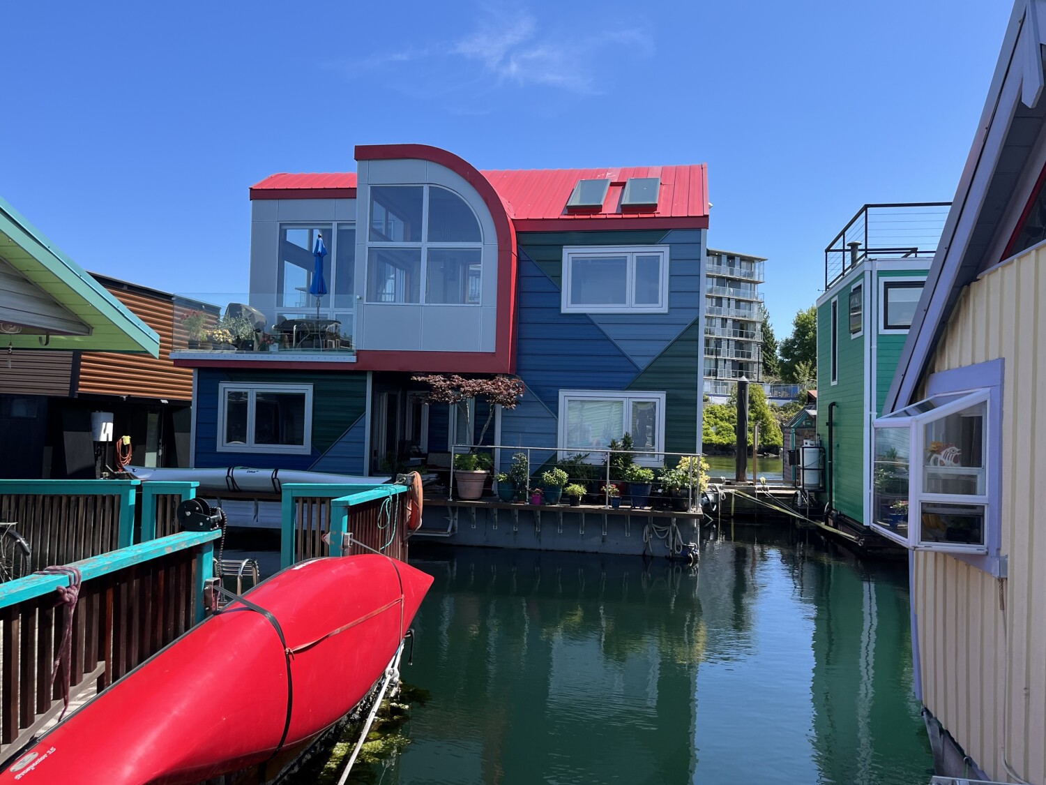 Colorful Houseboat