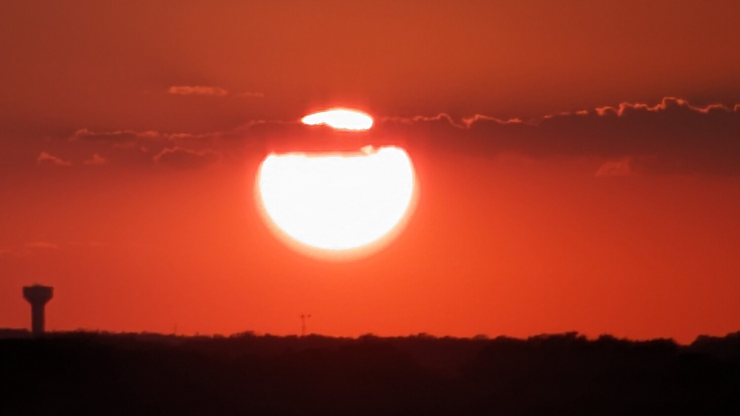 Zoomed in sunset