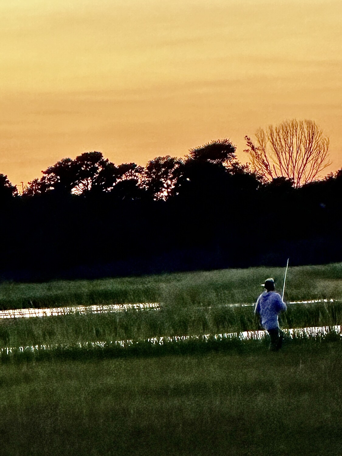 Fisherman at Sundown