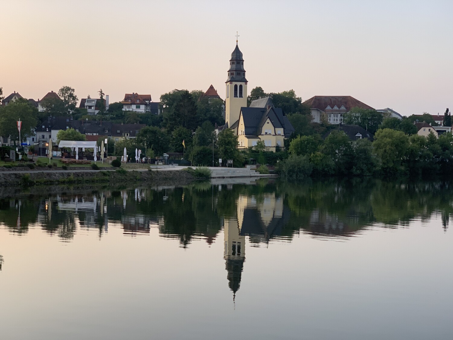 Rhine River Reflection