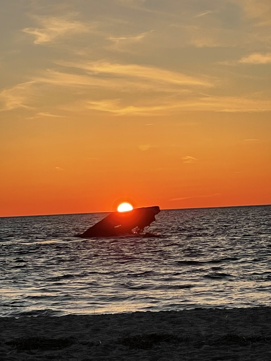 Sunken Ship Sunset