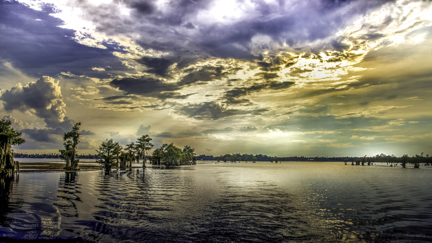 Sunset Over the Jetties Panama City Beach