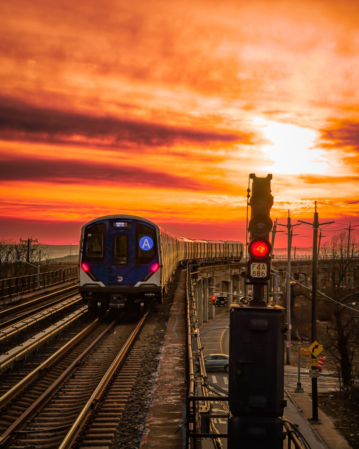 Fire Aura at The Sea