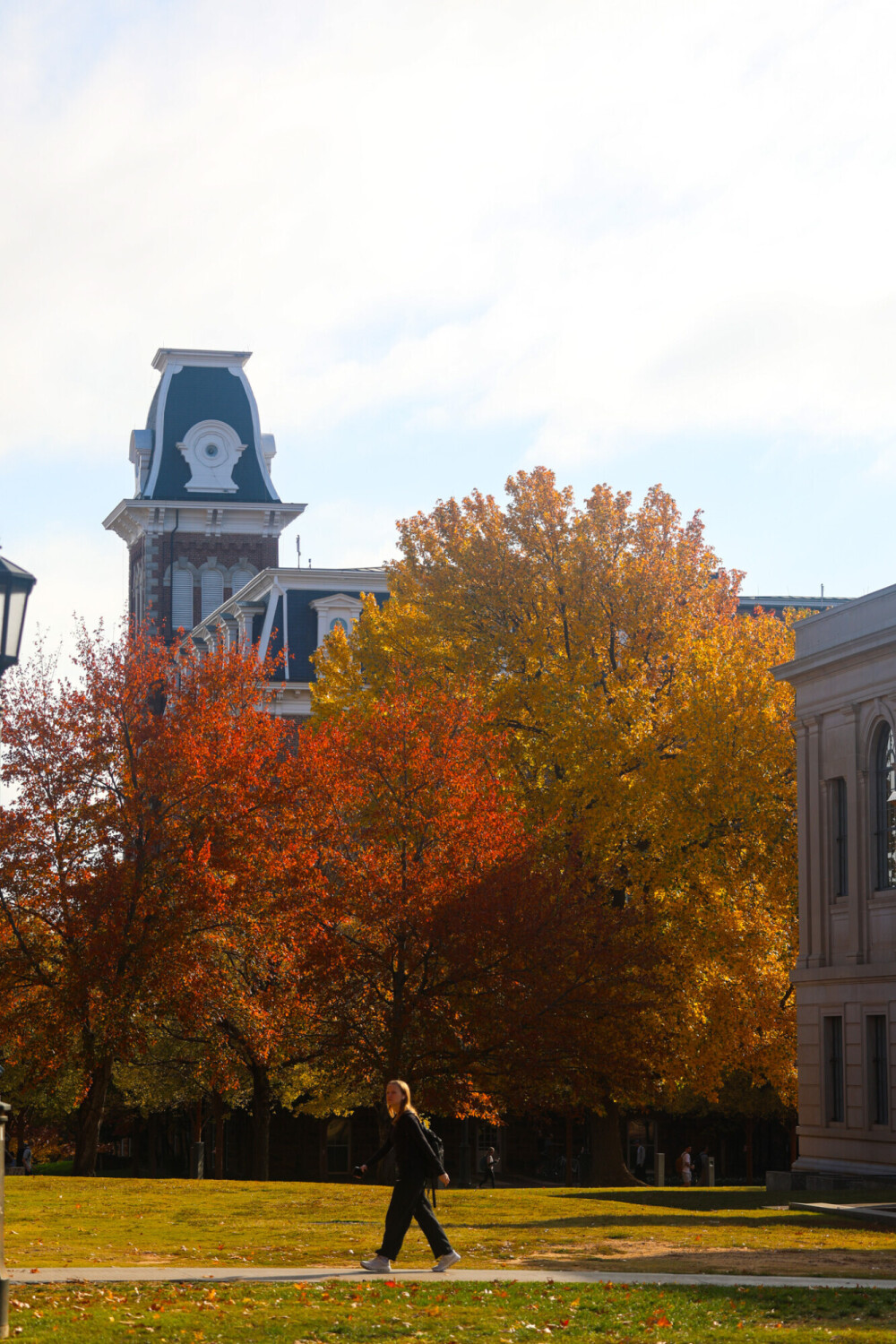 Seasons of Memory Fall at Old Main - University of