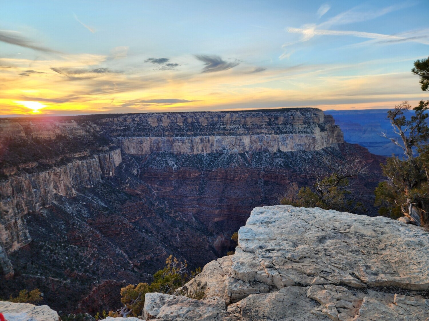 Sunset over the Grand Canyon - AMAZING!