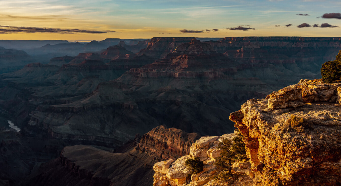 Last Light on the Rim