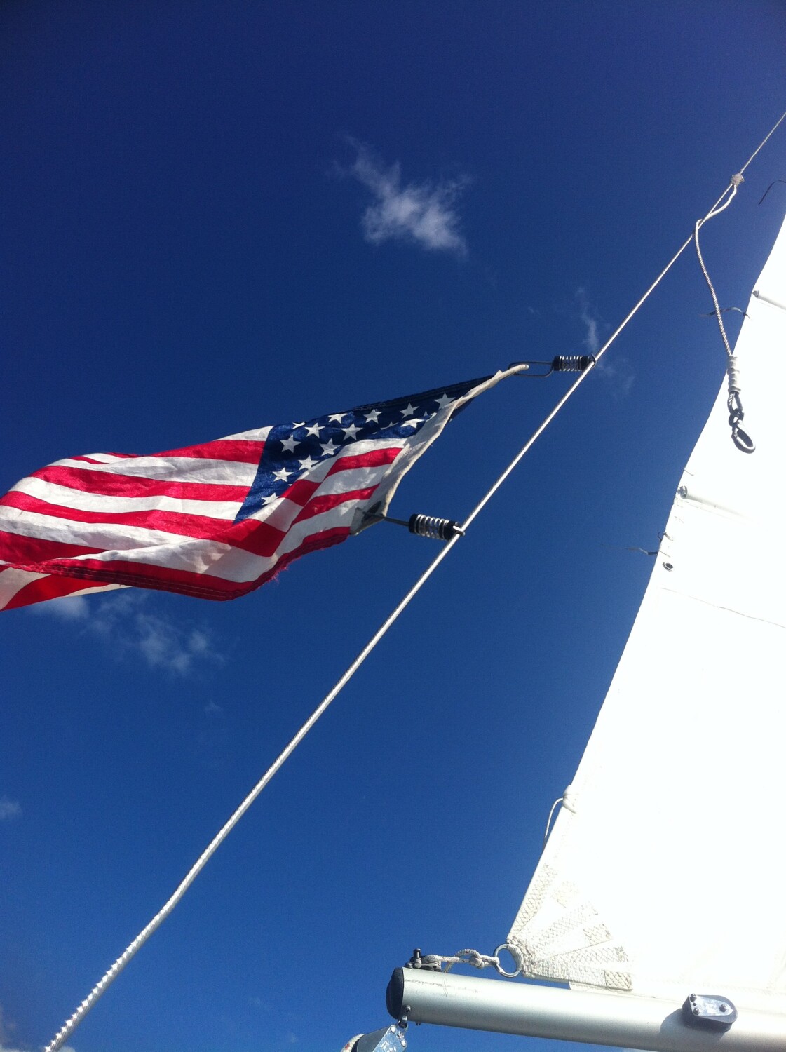 Sailing on a summer day