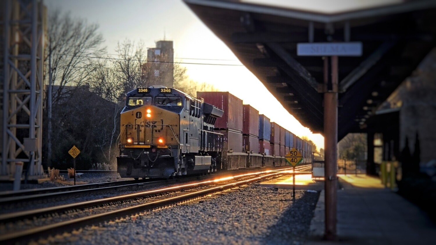 CSX at Sunset