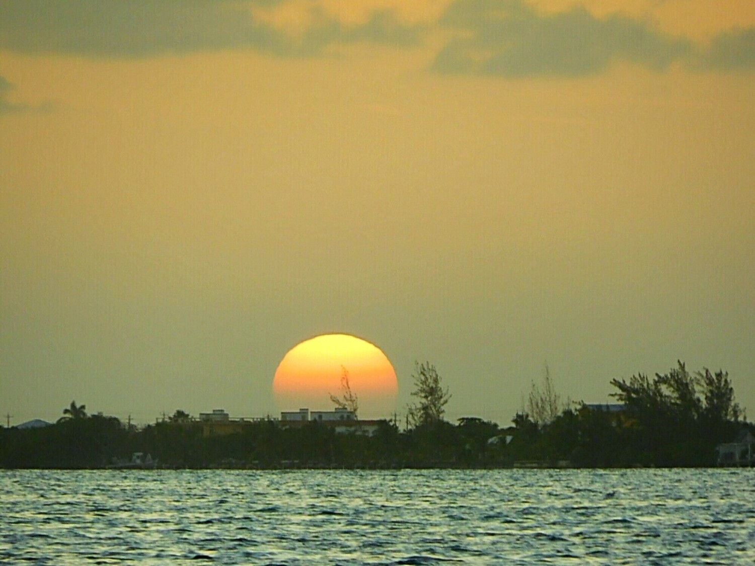 Sunset in Belize
