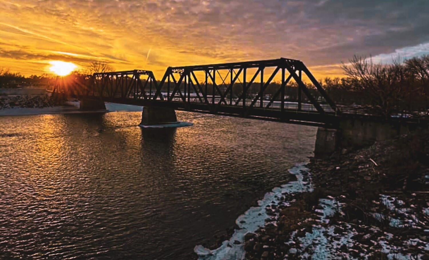 Winter Sunset from 2025