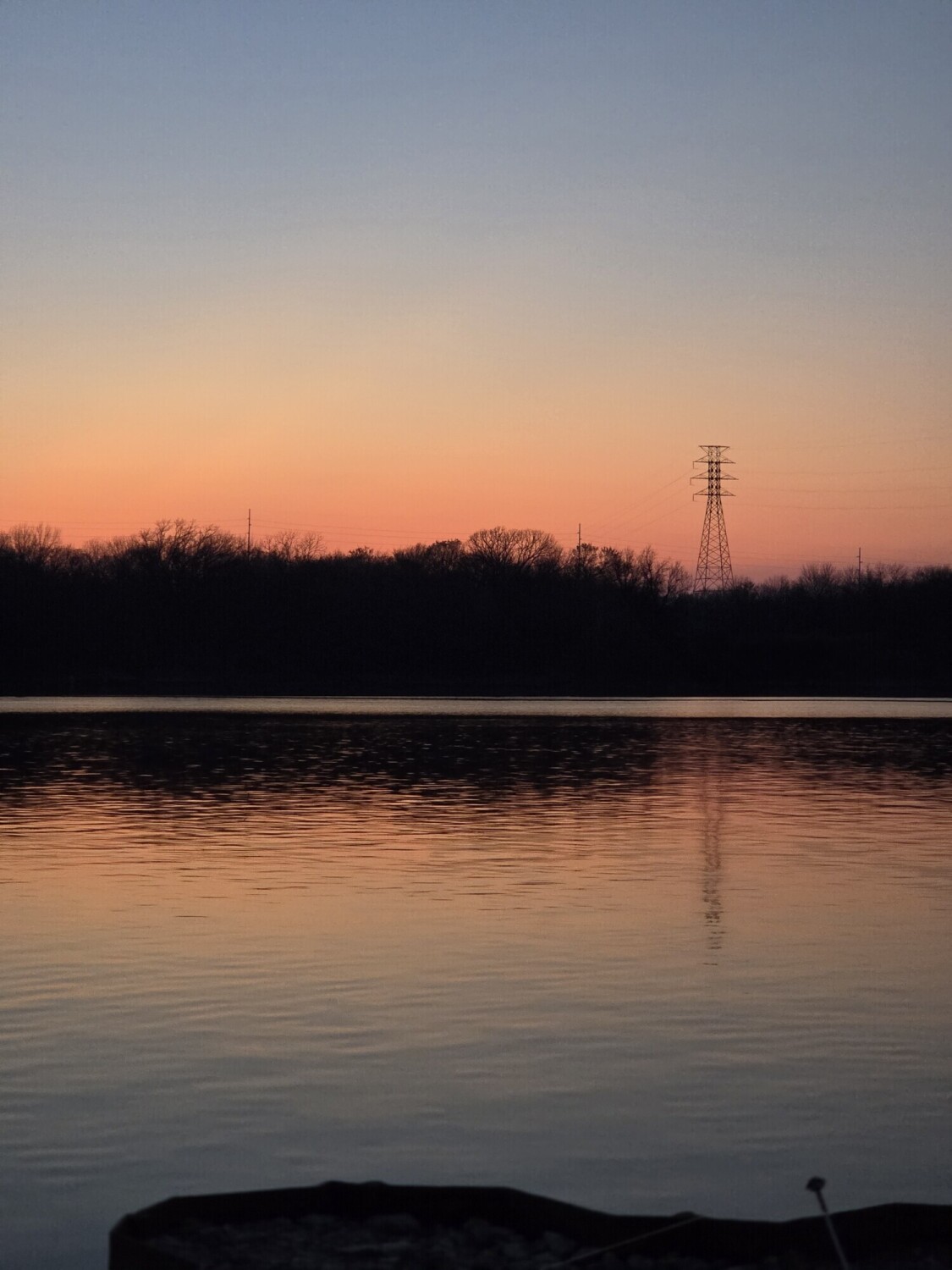 Arkansas River sunset