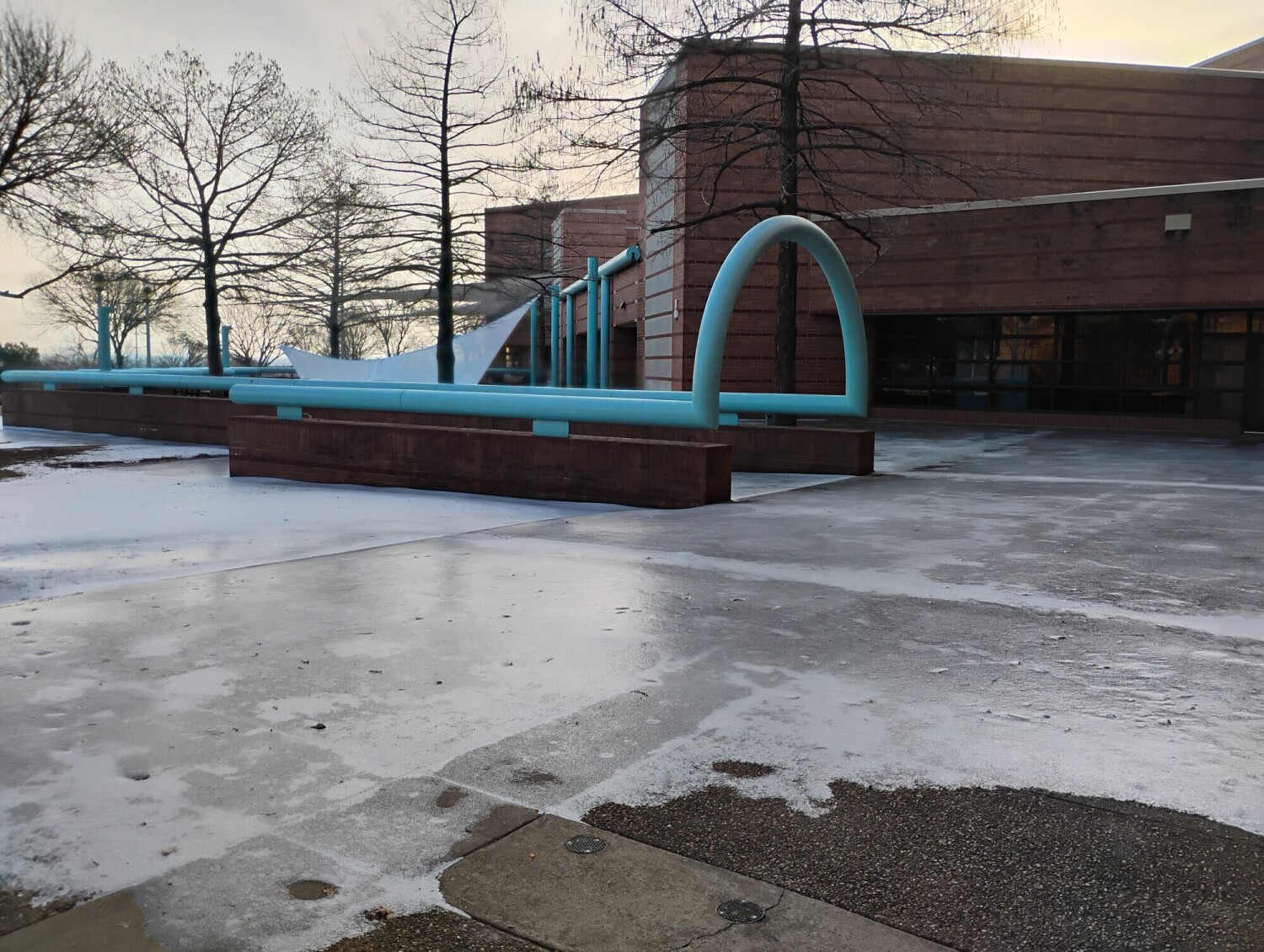 Icy school day