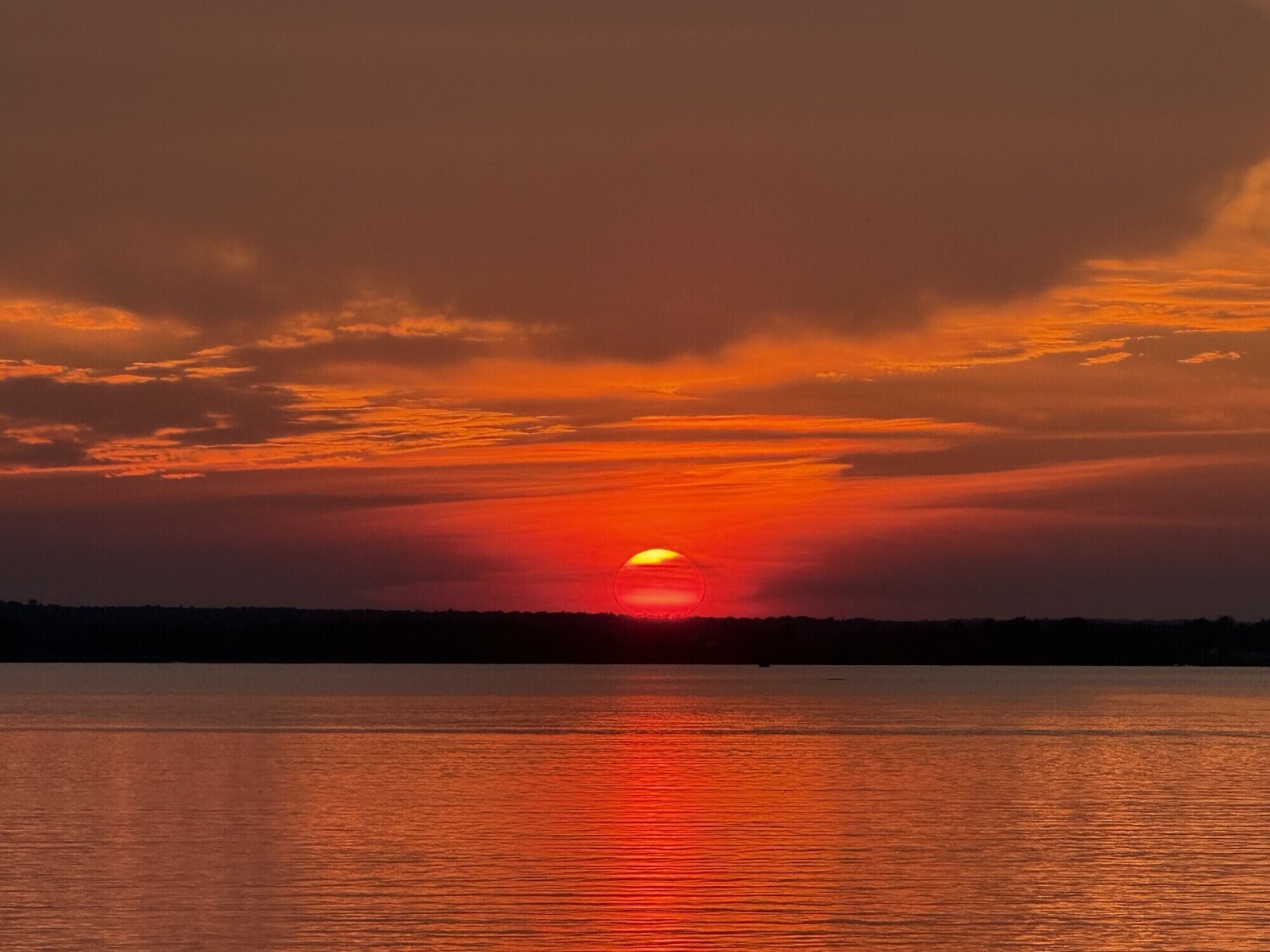 Sunset on Lake Champlain