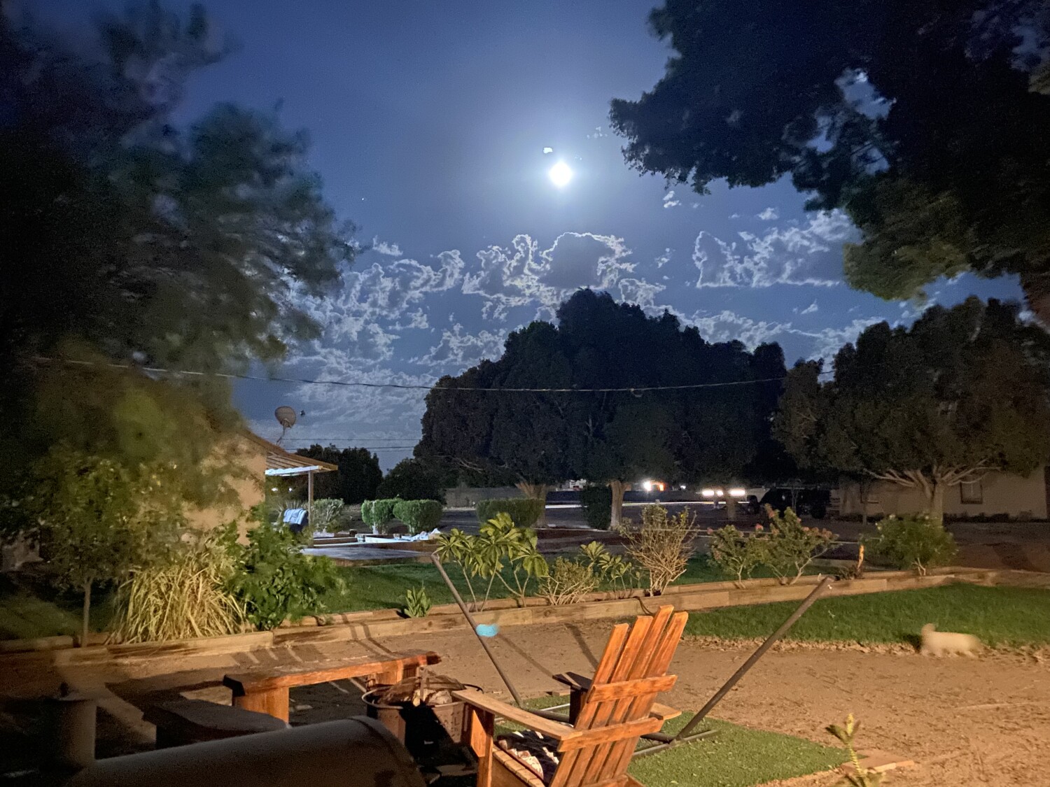 Peaceful night at the Rancho