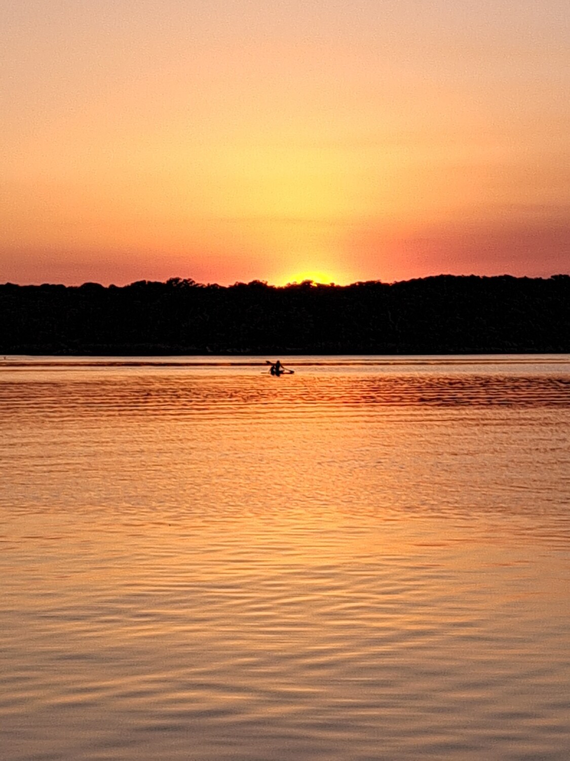 Sunset over Lake Murray
