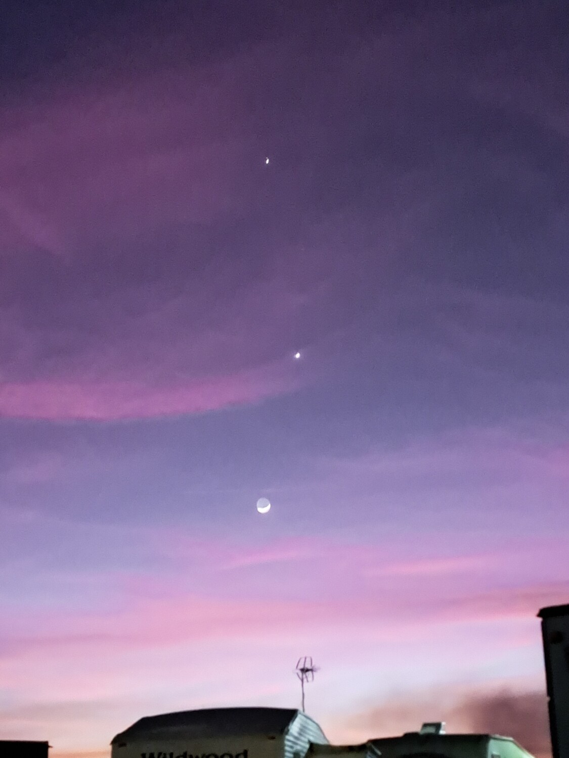 Florida sky at night