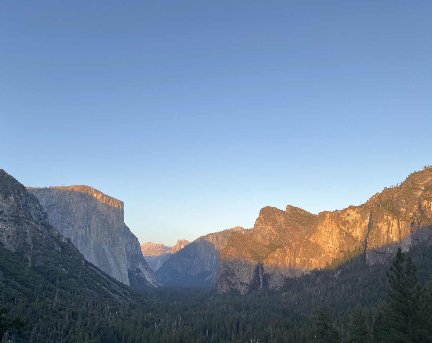 Sunset on the Valley