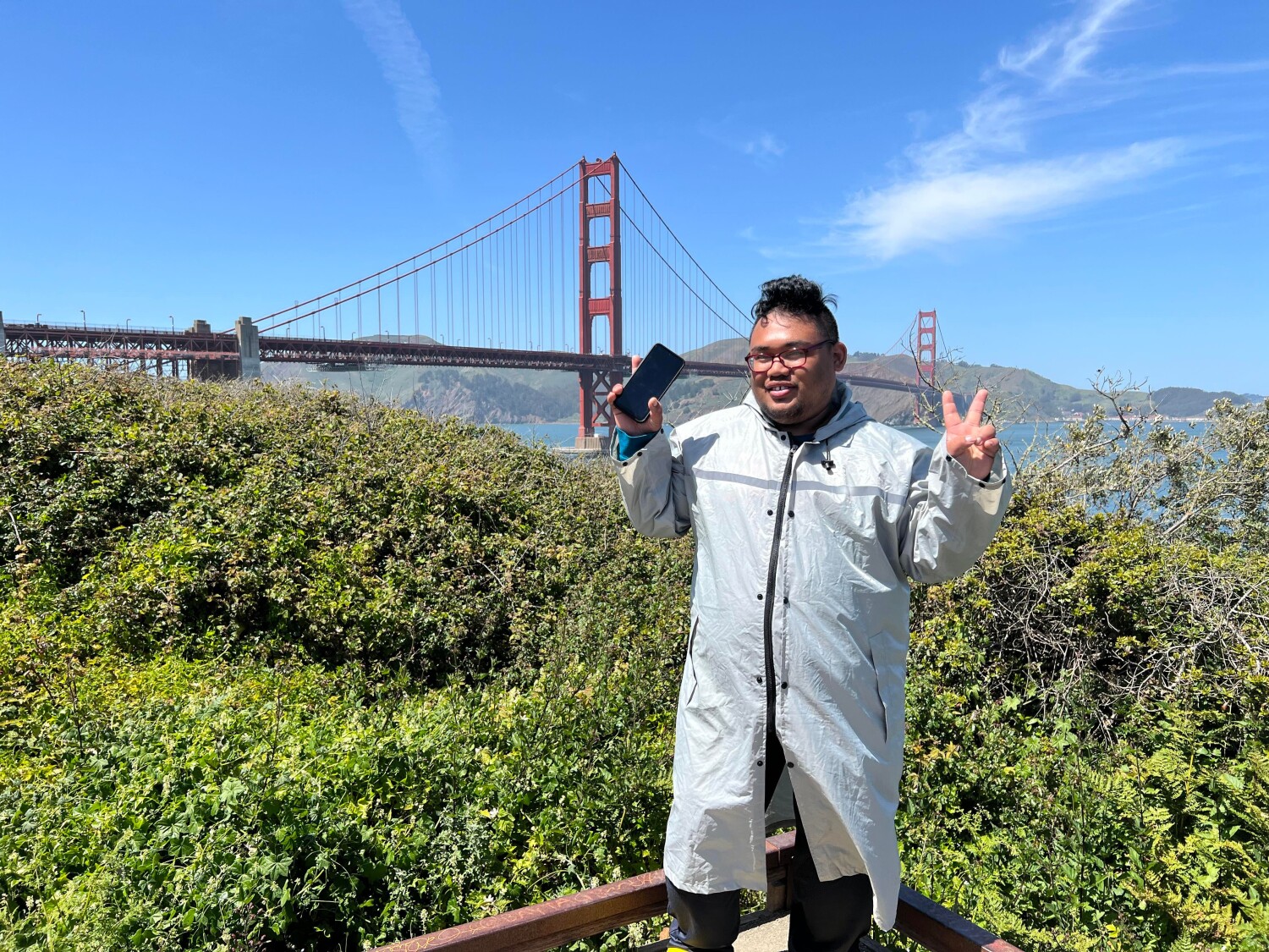 San Francisco CA. The Golden Gate Bridge