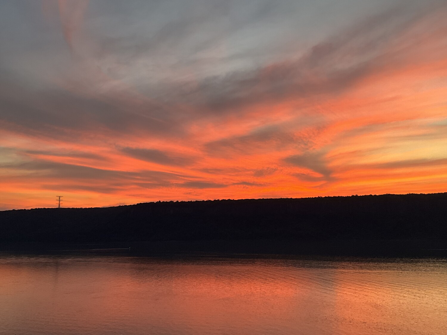 Sunset Over the Hudson