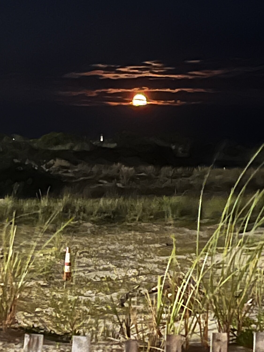 Super moon cedar beach Long Island NY