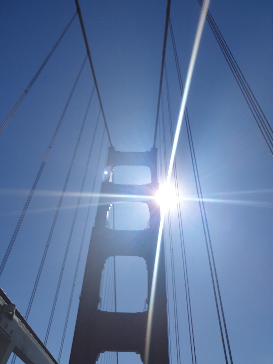 Golden day on Bridge