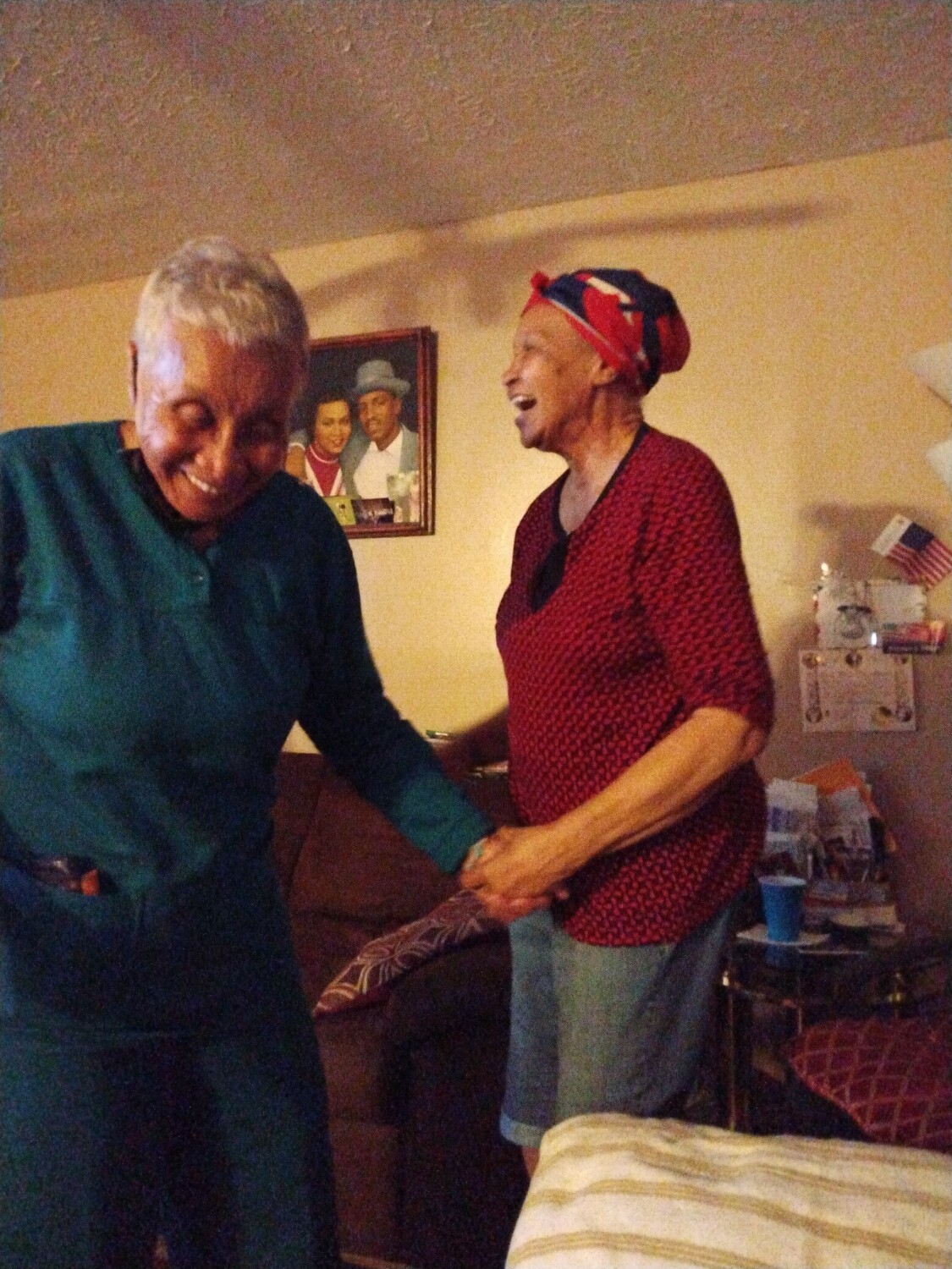 Sisters visit after Covid 19