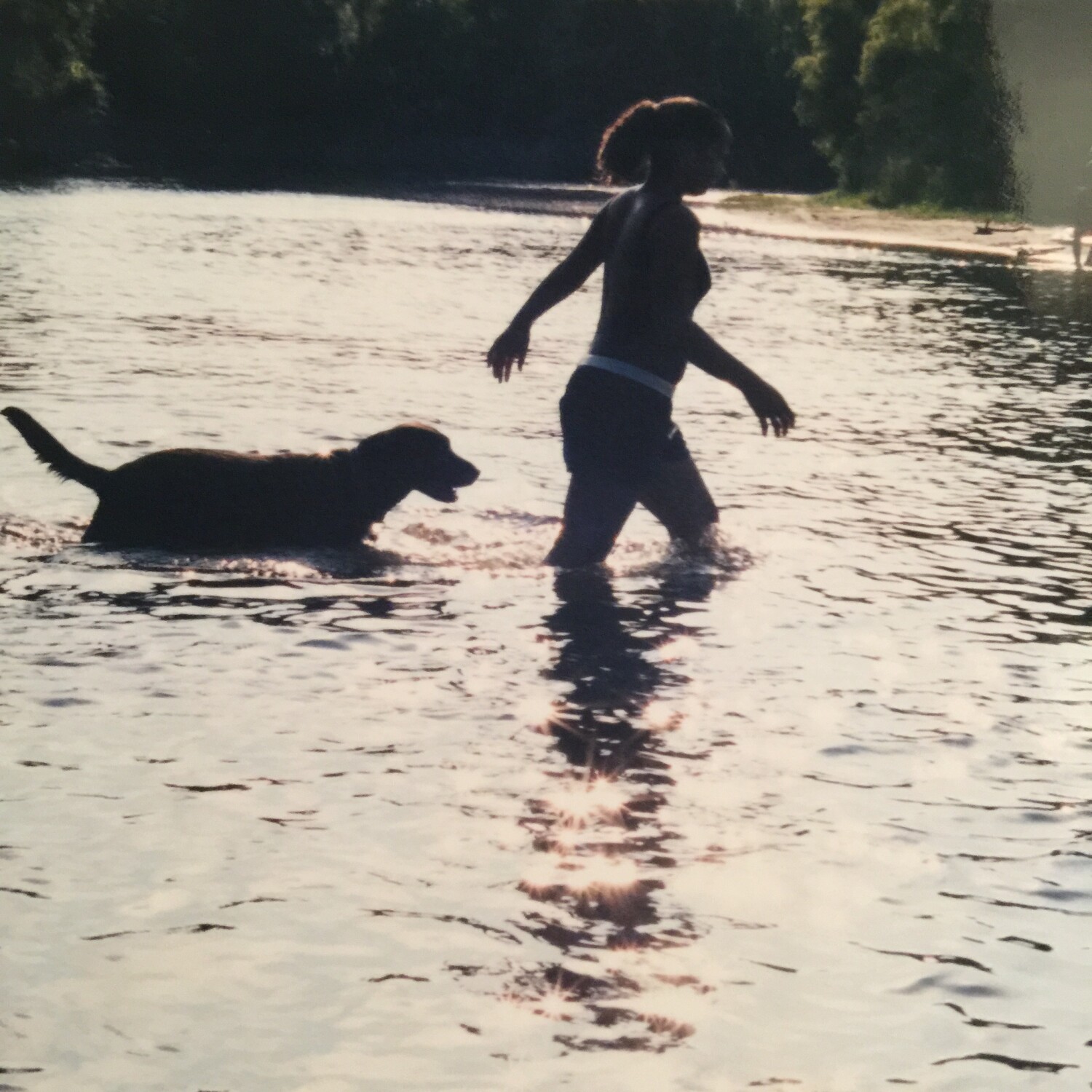Just a girl and her dog