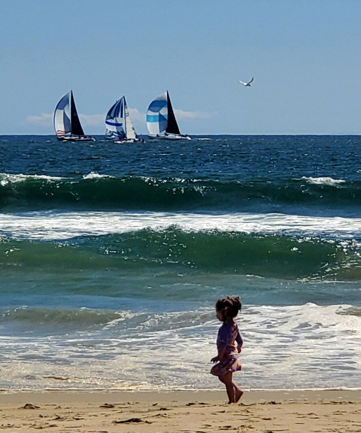 Just a girl at the beach