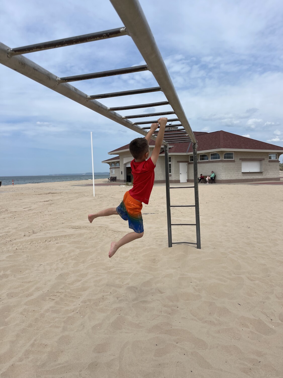 Grandson at beach