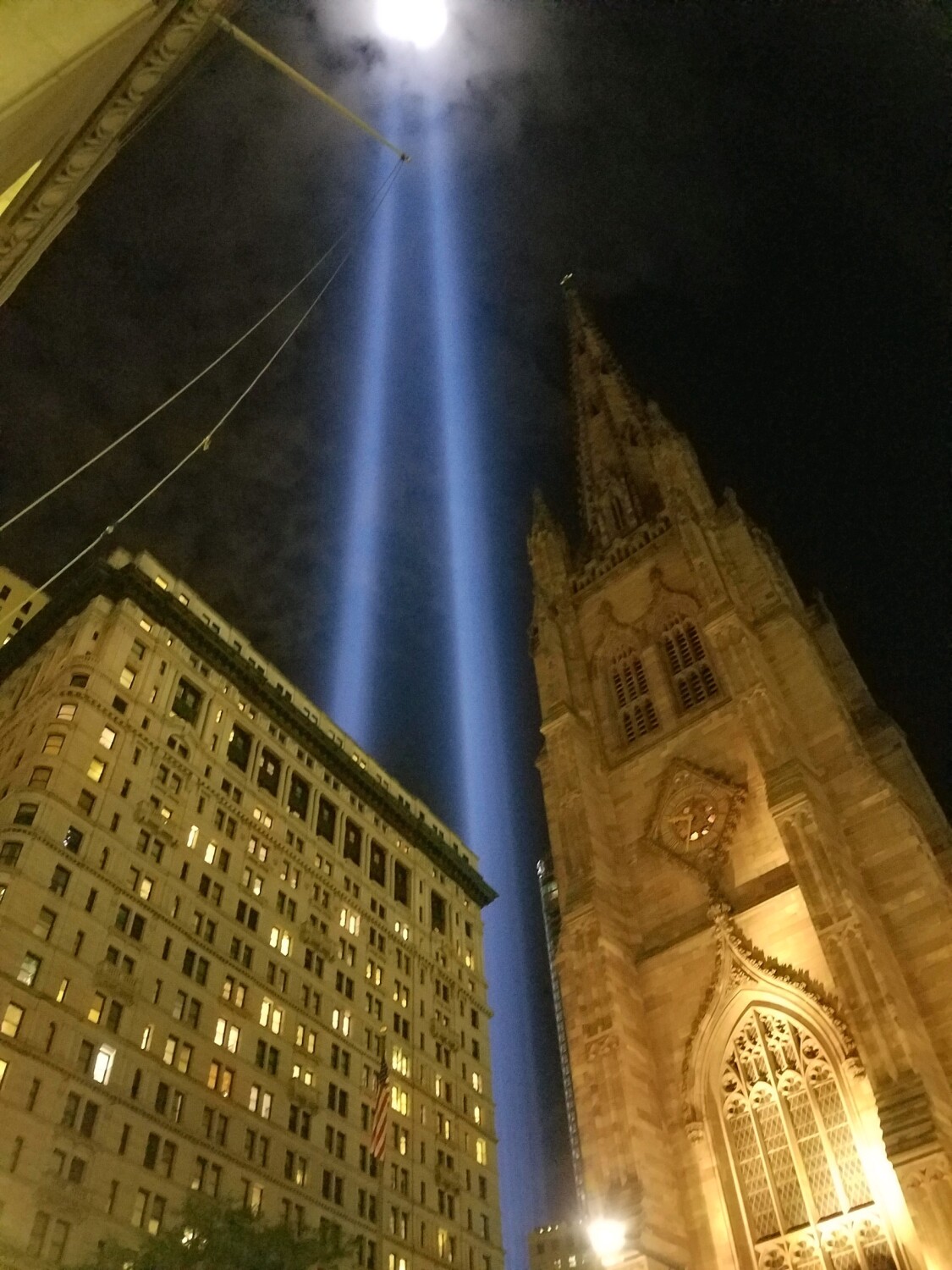 911 Memorial lights