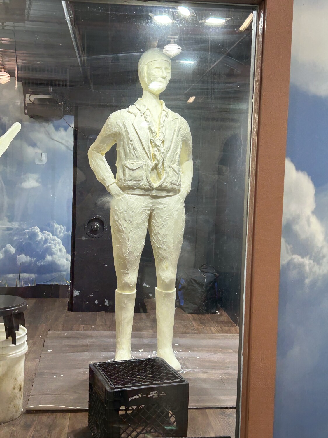Kansas state fair butter sculpture
