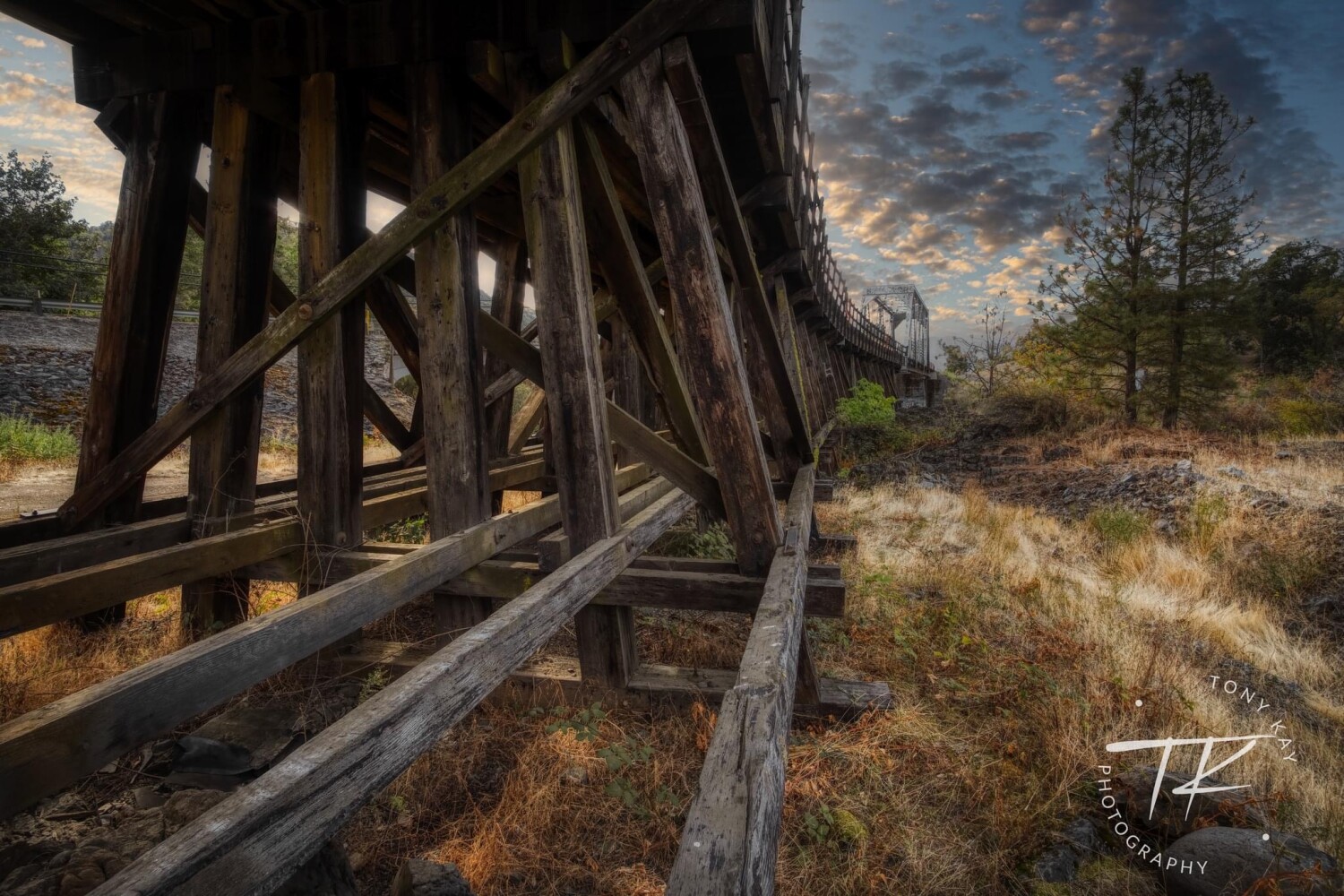 Train Trestle Sunset