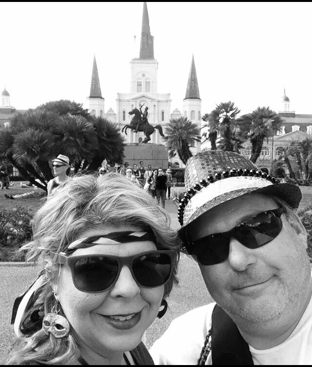 Son and Daughter-in-law at Mardi Gras