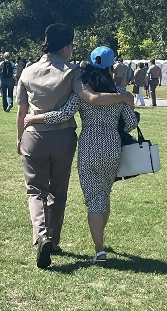 Taking my Soldier home.