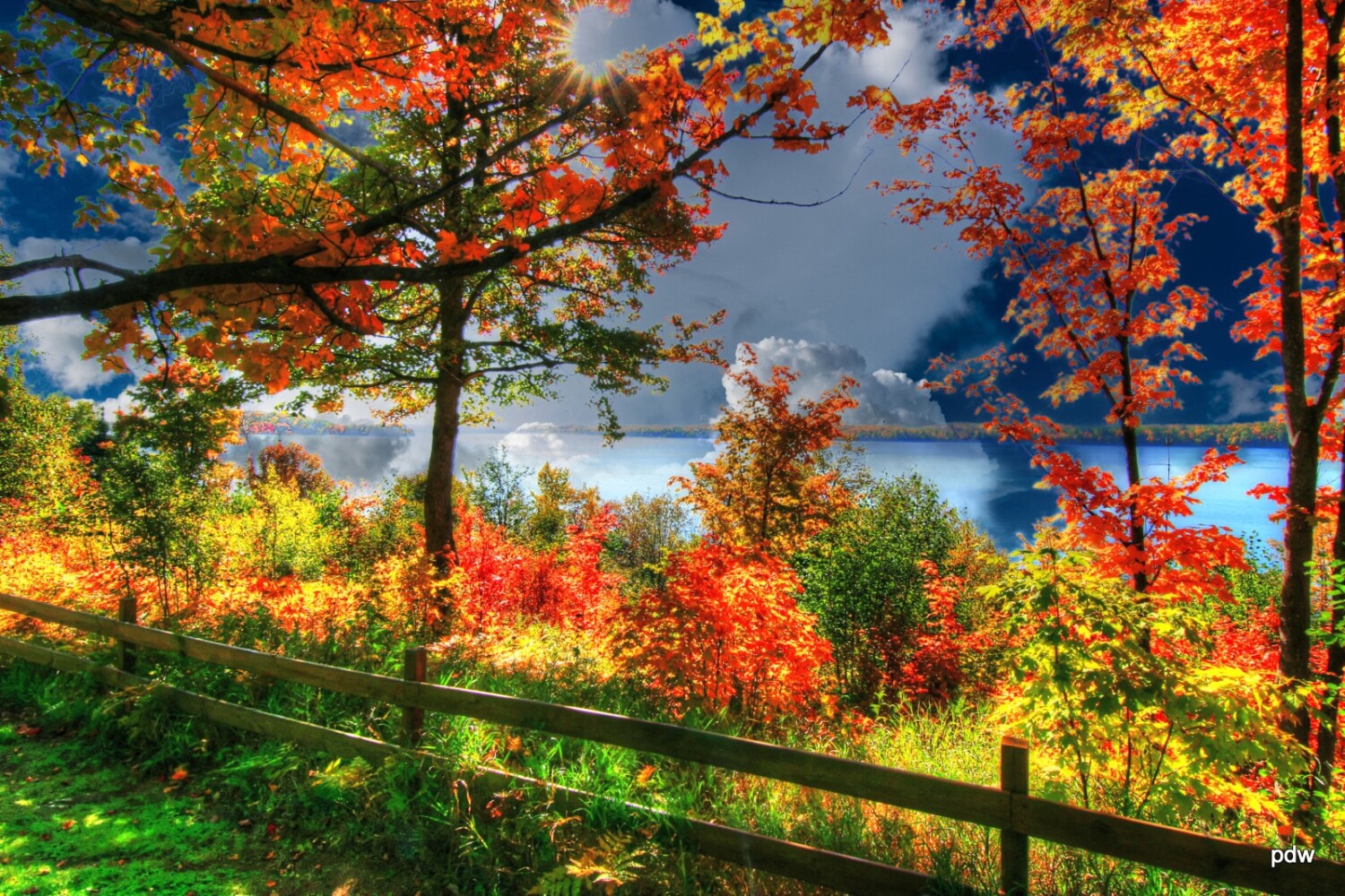 Autumn at Lake Michigamme