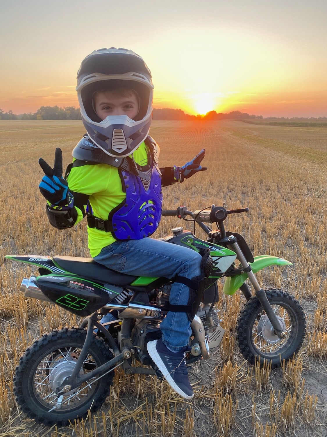 Riding in north Dakota