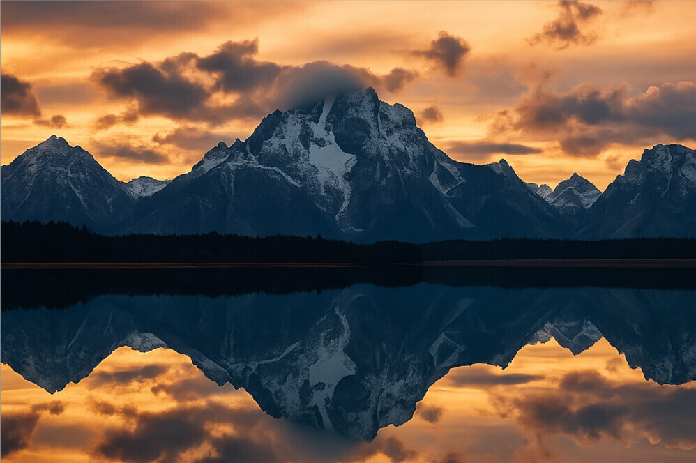 Mount Moran Sunset