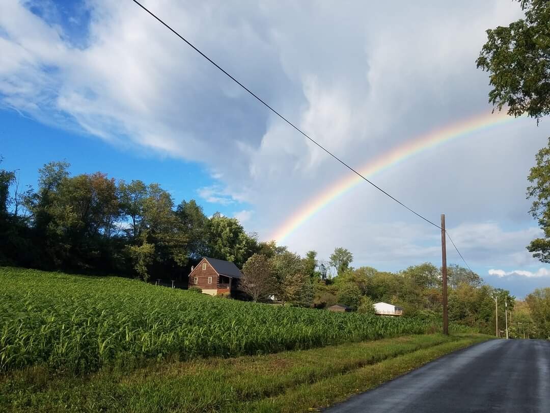 My Log House Rainbow