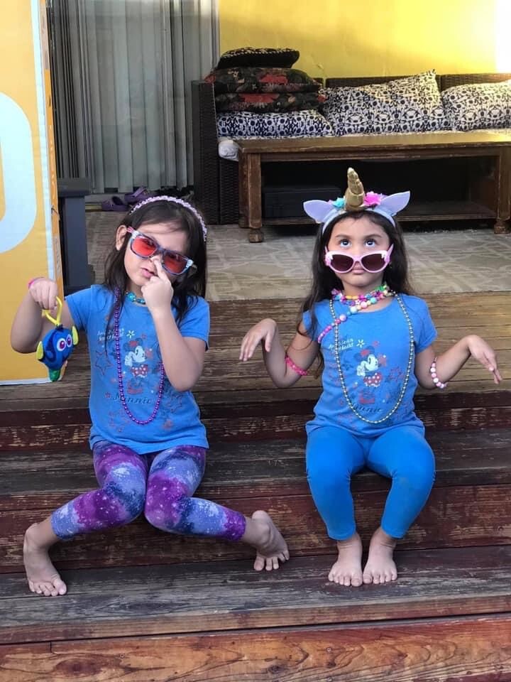 Twins Sisters wacky vibes