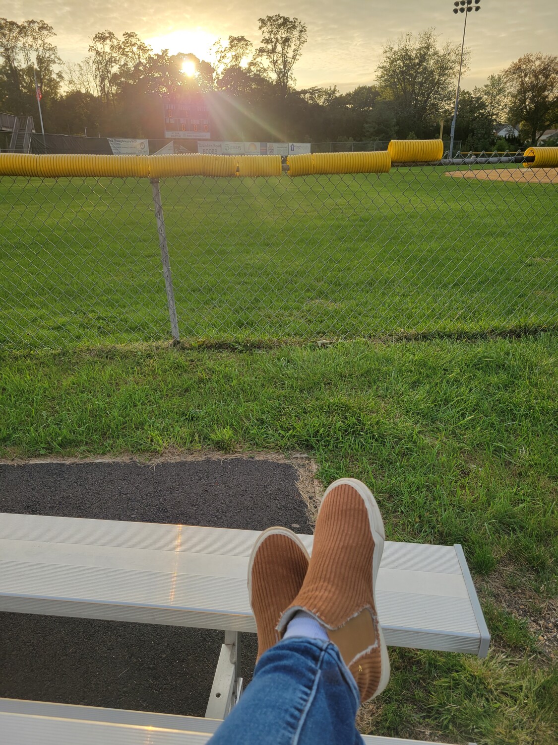 Softball at Sunset