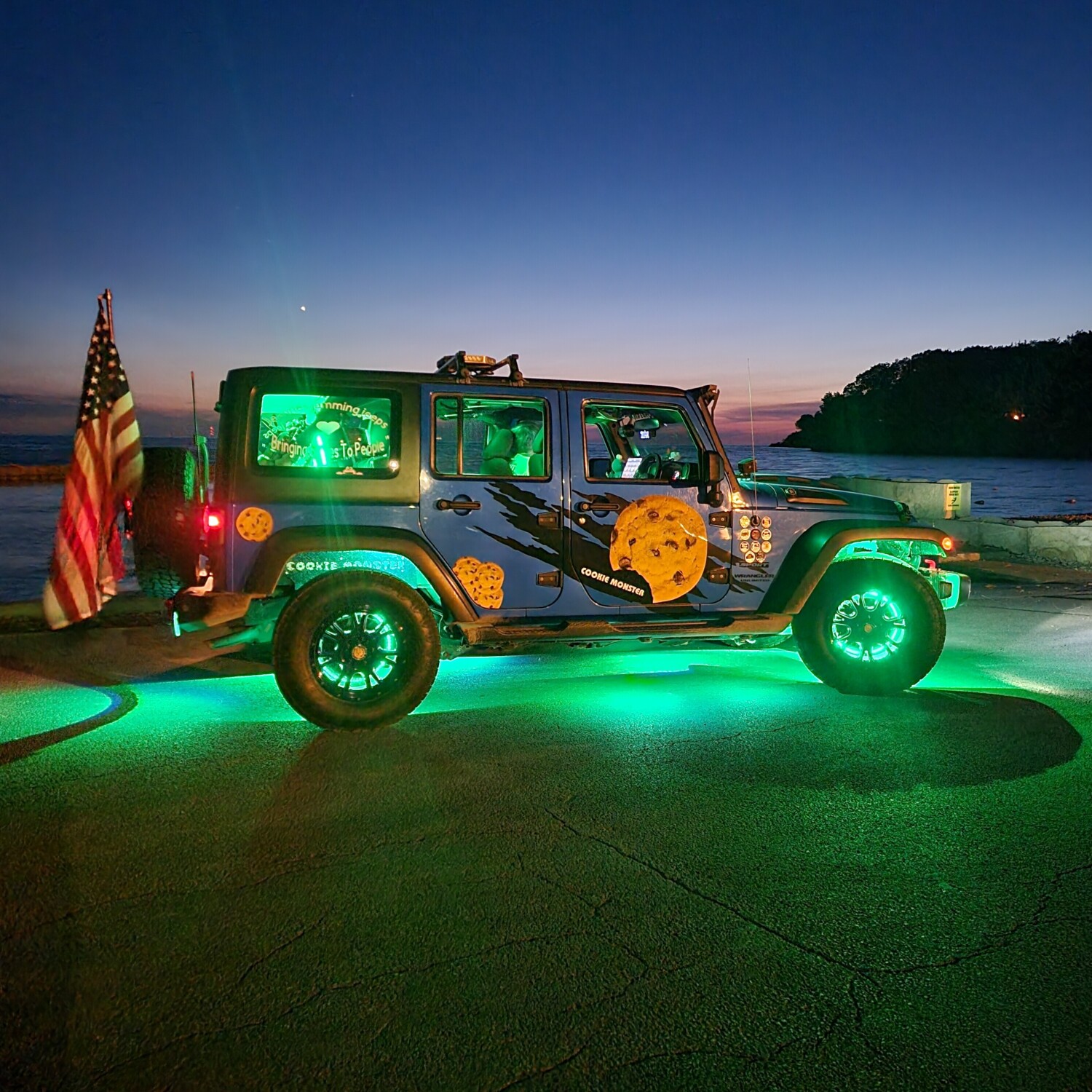 The Cookie Monster Jeep
