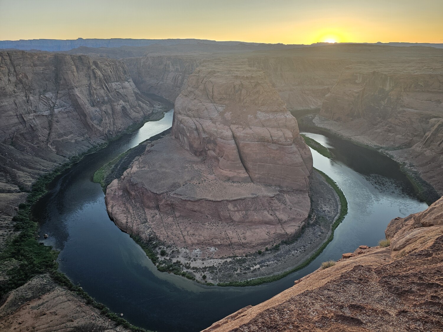 Sunset At Horseshoe Bend