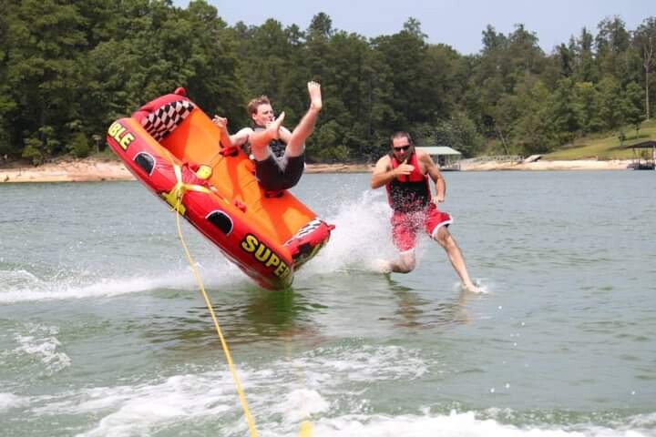 Family fun at the lake