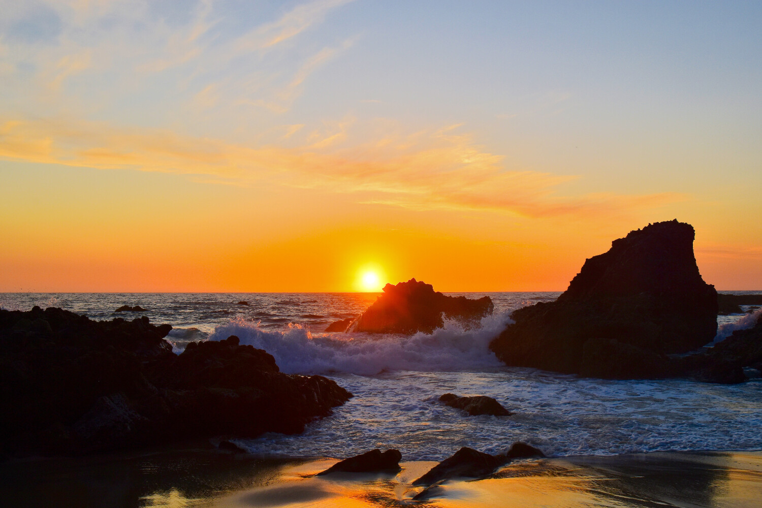 SUNSET AT WOOD'S COVE