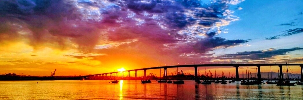 Coronado Bridge sunrise