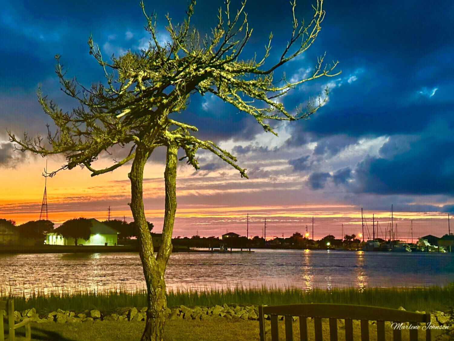 Summer nights in Beaufort, North Carolina