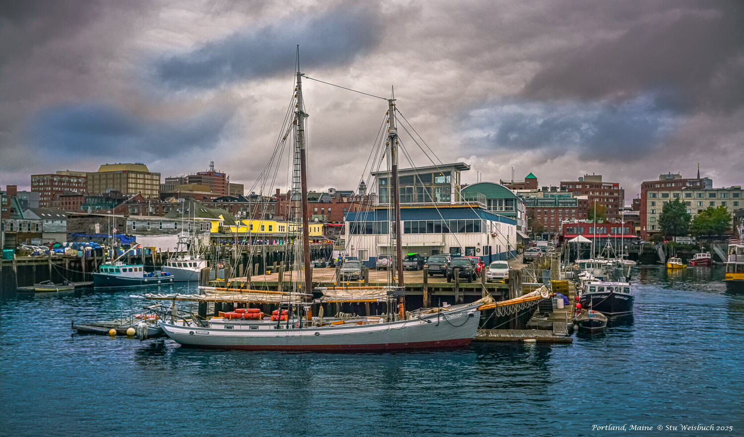 Masts Rise Over Portland Harbor